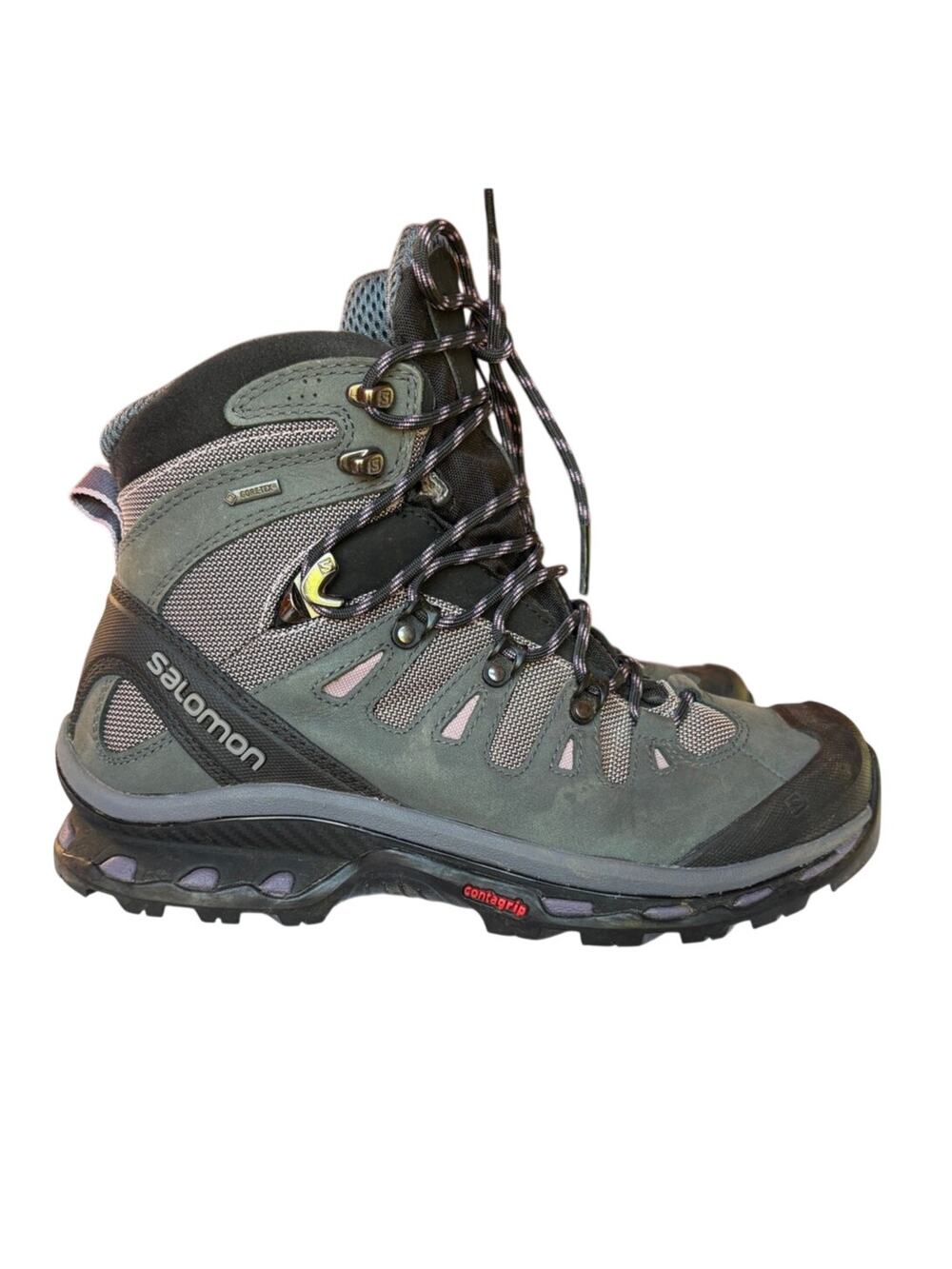 Salomon Womens Quest 4D 2 GTX Backpacking Heavy Duty Hiking Boots size 9